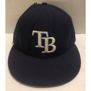New Era 59 Fifty Tampa Bay Rays baseball hat sz 7”